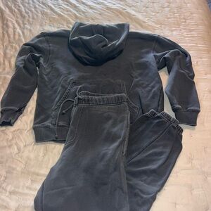 Elwood Blue/Gray Women's Hoodie and Sweatpants Set Size S sweats & M hoodie